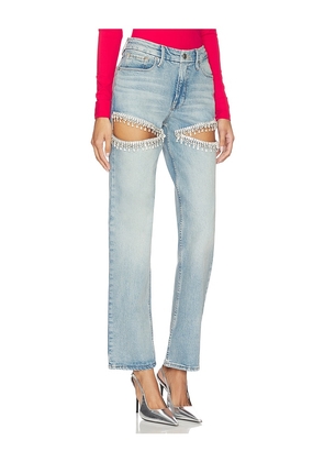 Good American Good Icon Diamond Straight Jeans in Blue. Size 6. Also in 14.
