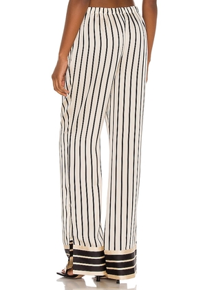 L'Academie The Rosie Pant in Cream. Size L. Also in XS, XL.