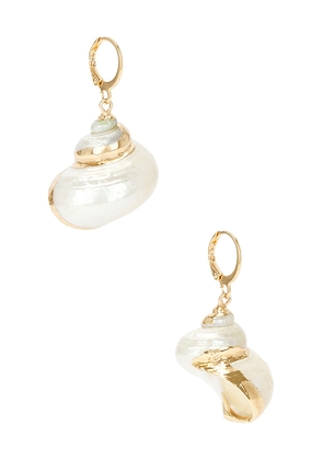 Lovers and Friends Ana Earrings in Ivory.