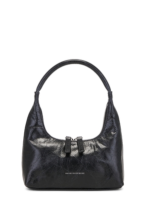 MARGESHERWOOD Hobo Mini Bag in Black.