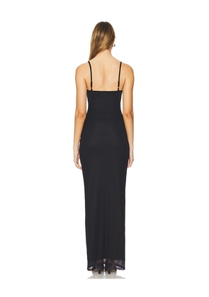 MORE TO COME Nadia Maxi Dress in Black. Size M. Also in XS, XXS, S, L.