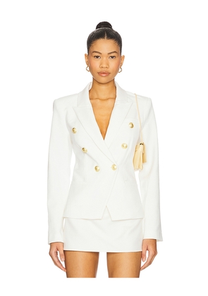 L'AGENCE Marie Blazer in White. Size 8. Also in 2.