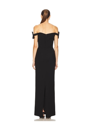 The New Arrivals by Ilkyaz Ozel Livia Maxi Dress in Black. Size 34/2. Also in 40/8.