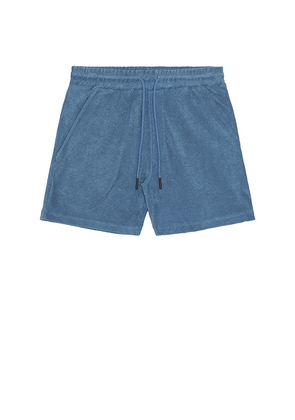 OAS Coronet Terry Shorts in Blue. Size S. Also in M, L, XL/1X.