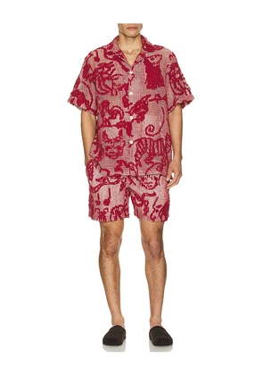 OAS Porto Shorts in Red. Size L. Also in S, M, XL/1X.