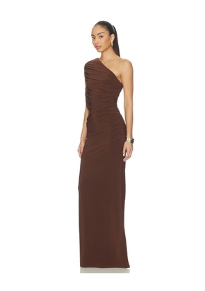 Lovers and Friends Milani Gown in Brown. Size L. Also in XS, XXS, M.