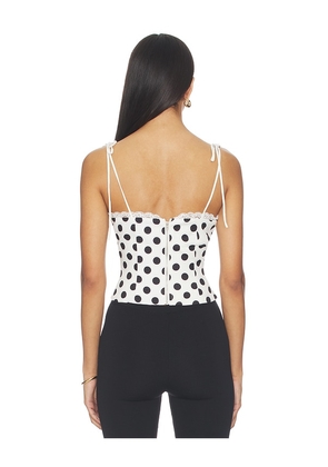 MORE TO COME Roslyn Top in White,Black. Size XXS. Also in XS, S, M, L, XL.