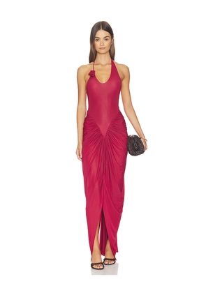 Maygel Coronel Vestalia Dress in Red. Size S/M. Also in M/L, XL/XXL.