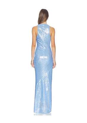 Lovers and Friends Maya Gown in Blue. Size XXS. Also in S, M, L, XL.