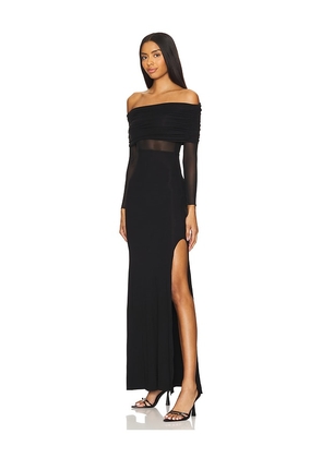 RTA Zadie Long Sleeve Maxi Dress in Black. Size M. Also in L.