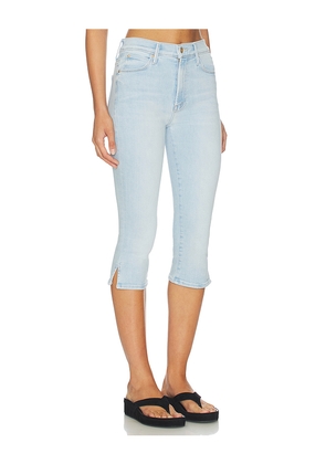 MOTHER The Stunner Zip Bunny Snip Jeans in Blue. Size 23. Also in 24, 25, 26, 27, 28, 29, 30, 31, 32, 34.