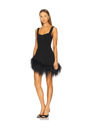 Santa Brands Swan Mini Dress in Black. Size M. Also in S.