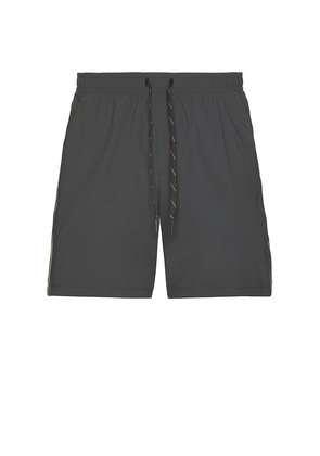 Rhone 7 Pursuit Short in Grey. Size M. Also in L, XL/1X.
