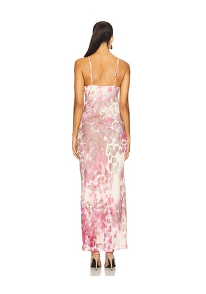 SNDYS x REVOLVE Skin Maxi Dress in Pink. Size S. Also in XXS, XS.