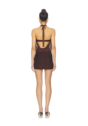 Tiger Mist Makena Two-piece Dress in Chocolate. Size L. Also in XS.