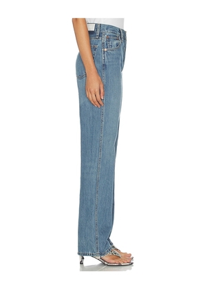 RE/DONE 90s High Rise Loose Jean in Blue. Size 23. Also in 24, 25, 27, 28, 29, 30, 32.