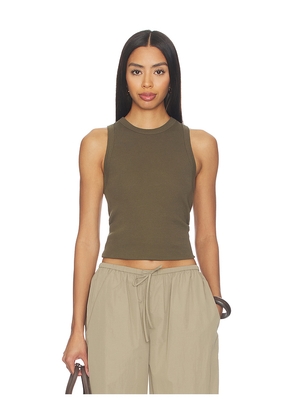 Sold Out NYC The Not So Basic Tank in Olive. Size XS. Also in S, M, L.