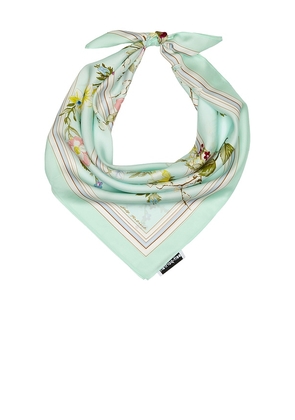 self-portrait Mint Floral Scarf in Mint.