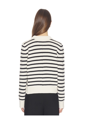 Sold Out NYC The Favorite Crew Sweater in Black,Cream. Size XS. Also in S, M, L.