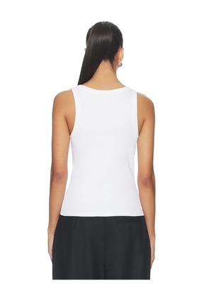 Veronica Beard Birke Tank Top in White. Size XS. Also in S.