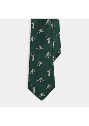 Vintage-Inspired Tennis-Player Tie