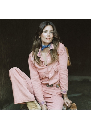 Cotton-Linen Western Trousers