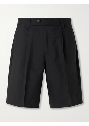 mfpen - Wide-Leg Wool Shorts - Men - Black - S