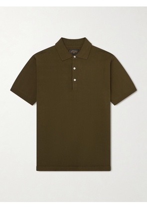 Beams Plus - Cotton Polo Shirt - Men - Green - S