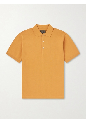 Beams Plus - Cotton Polo Shirt - Men - Orange - S