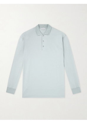 Charvet - Cotton-Satin Polo Shirt - Men - Green - S