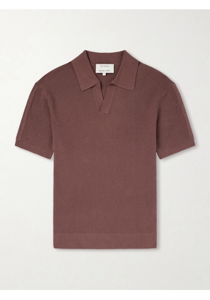 Frescobol Carioca - Rino Knitted Cotton Polo Shirt - Men - Brown - S
