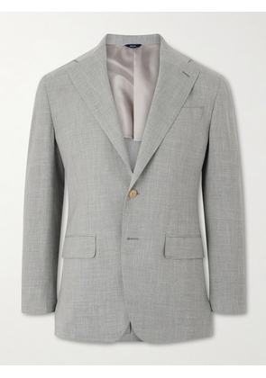 Thom Sweeney - Wool, Silk and Linen-Blend Blazer - Men - Green - IT 48