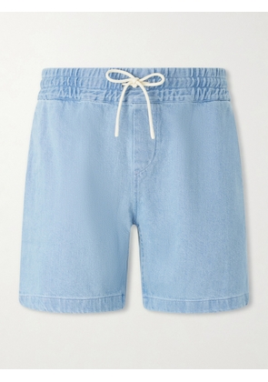 Portuguese Flannel - Straight-Leg Denim Drawstring Shorts - Men - Blue - XS