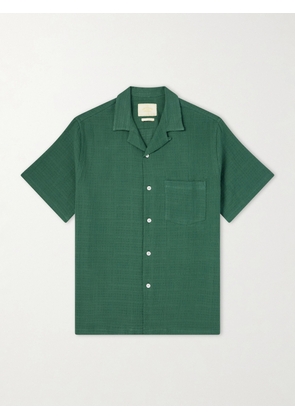 Portuguese Flannel - Organic Cotton Shirt - Men - Green - XS