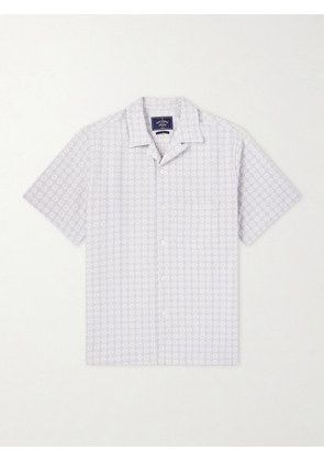 Portuguese Flannel - Polen Checked Organic Cotton Shirt - Men - Blue - XS