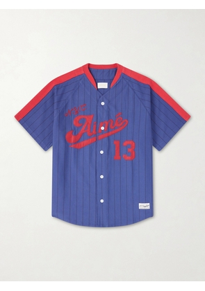 Aimé Leon Dore - Printed Cotton-Jersey Shirt - Men - Blue - XS