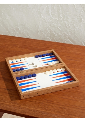The Conran Shop - Milos Wood and Leather Travel Backgammon Set - Men - Multi
