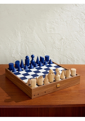The Conran Shop - Milos Wood Chess Set - Men - Blue