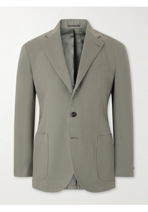 J. Mueser - Waverly Cotton and Linen-Blend Blazer - Men - Green - IT 46