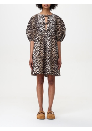 Dress GANNI Woman color Brown