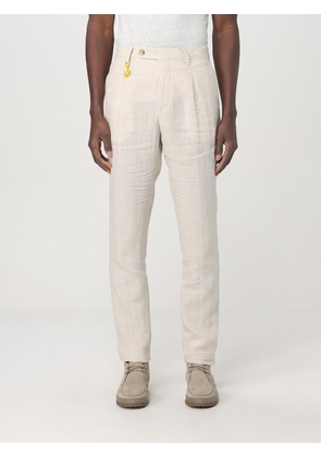 Pants MANUEL RITZ Men color Yellow Cream