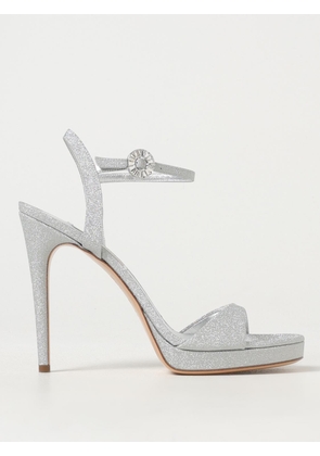 Heeled Sandal CASADEI Woman color Silver