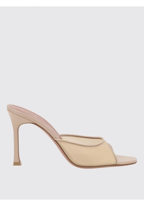 Heeled Sandal AMINA MUADDI Woman color Beige