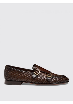 SANTONI Brogue Shoes Men color Brown