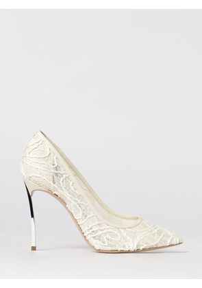 Pump CASADEI Woman color Yellow Cream