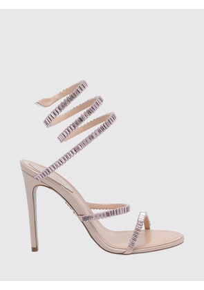 Heeled Sandal RENE CAOVILLA Woman color Nude