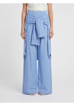 Pants GIUSEPPE DI MORABITO Woman color Blue