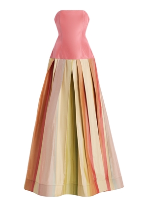 Rosie Assoulin Exclusive Strapless Silk Gown - Moda Operandi