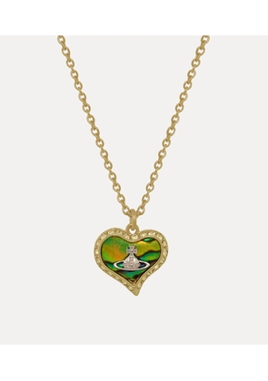 Vivienne Westwood Petra Pendant Necklace -Gold-platinum-peridot-mop-jonquil-crystal -Gold-platinum-peridot-mop-jonquil-crystal Women