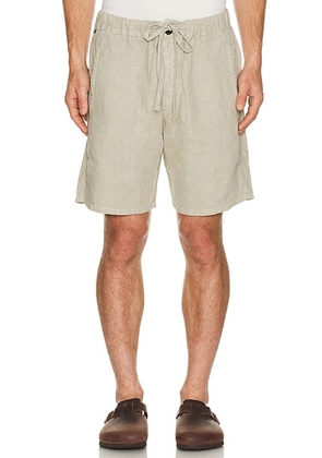 Citizens of Humanity Drawstring Deck Shorts in Wheat - Cream. Size S (also in M, L, XL/1X).